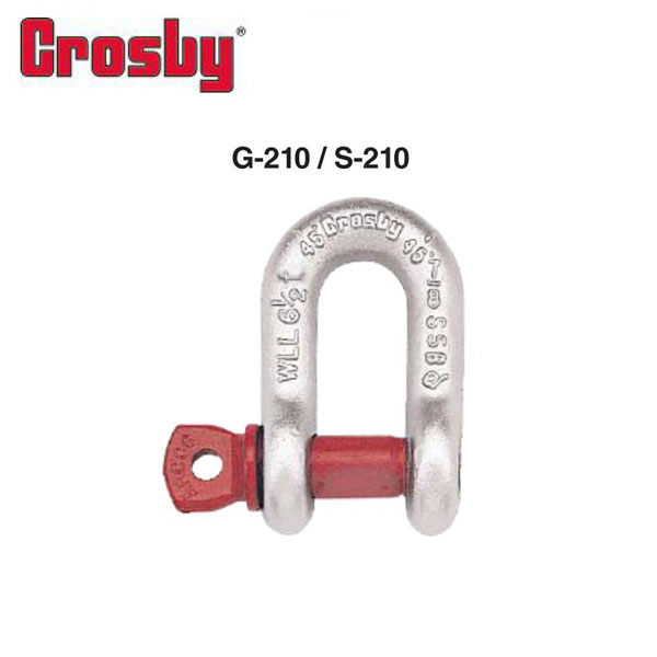 美国进口crosby卸扣 G-210型 D型卸扣