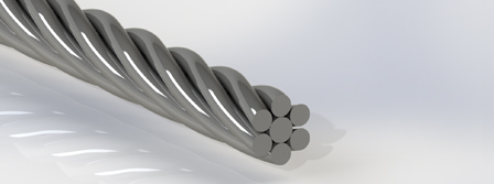 Technocables 标准 钢丝股 1x7