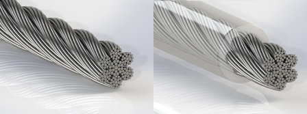 Technocables 不锈钢钢丝绳 6x19-WSC
