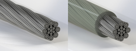 Technocables 不锈钢钢丝绳 8x19+7x7